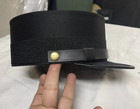 Train Conductor Kepi Hat     Black Vintage Replica Cap     All Sizes Available