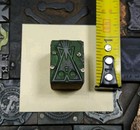 Antique Vtg Native American Indian Teepee Letterpress Print Type Cut Stamp Block