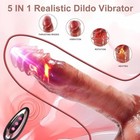 Big Huge Multispeed-realistic-anal-vibrator-g-spot-dildo-women-men-adult-sex-toy