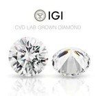 Igi Certified 3 Ct Round Cut Natural D Color Vvs1 Clarity Lab Grown Cvd Diamond