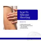 Rejuvaskin Scar Fx Silicone Sheeting - 1 5  X 9  - 100  Healthcare Grade