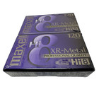 New  Maxell Xr-metal Hi8 Digital 8mm Camcorder Video Tape New Sealed 120  2 Pack