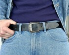 Handmade Western Men s Belt Full Grain Leather With Removable Buckle 1-1 2  Wide