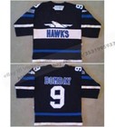1973 Mighty Hawks 99 Banks Gunner Stahl 9 Gordon Bombay Hockey Jersey Custom
