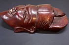 Asian Rosewood Face Mask Hand Carved Wall D  cor