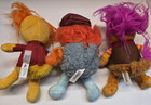 3 Fraggle Rock Small Plush Toys  Red  Boober  And Gobo  8  Plush 