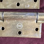 Bommer Spring Loaded Butt Hinges Antique Brass 4x3 5 2-pack  screws New Open Box