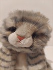 Vtg Ty Tabby Cat Plush Al E Kat Laying Gray Striped 1988 Soft Stuffed Animal