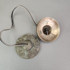 Vtg Tingsha Cymbals Bells Tibetan Buddhism Meditation Healing 6 9cm Brass