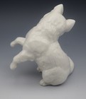 Hutschenreuther Porcelain Achtziger White Cat Kitten Playing Figurine Rare