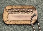 Original Set Of 3 Wwii Us Army Officers Dog Tags T-44 45
