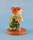 Wee Forest Folk Mousey s Bunny Slippers  Wff  M-218  Folktoberfest Event Mouse