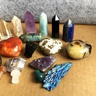 A Lot Natural Quartz Crystal Obelisk Wand Point Mineral Specimen Healing C625