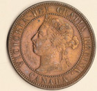 Canada 1900  Large One Cent Au uunc   1098 