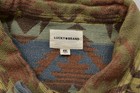 Lucky Brand Men s Jacquard Flannel Shirt Button Brown Cotton Size 4xl New
