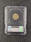 1865 Ms 62 Nickel Three Cent Nickel  piece  Icg New White Label -  Nice Luster 