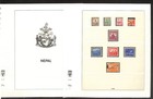 Nepal Stamp Collection In Linder Hingless Stamp Album  1949-1972