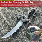 9 25  Inlay Fantasy Dragon Dagger Sheath Blade Knife Collectible Dagger Knife