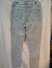 Seven7 Tummyless High Rise Skinny Jeans Size 16 Light Wash Distressed