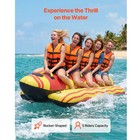 Uimoso Towable Inflatable Tube For Boating  Fits Up To 5 Riders