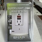 Snappower Guidelight 2 Plus 1-gang Gfci Wall Plate  White O1gl-fwh-sp2