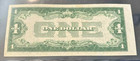 Series Of 1934  1 Silver Certificate Blue Seal Funny Back Note