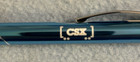 Csx Logo Rollerball Pen With Round Case  Blue And Silver Color
