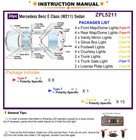 Led Interior Light Kit For Mercedes Benz E Class W211 White Light Bulbs Upgrade