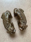 2pcs Wonderful Chinese Bronze Hand Made  fengshui Beast  Statues