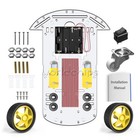 2wd Smart Robot Car Chassis Kit speed Encoder Battery Box Arduino 2 Motor 1 48 W