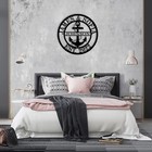 Personalized Anchor Metal Sign Custom Last Name Nautical Wall Art Wedding Gift