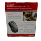 Vintage Microsoft Wireless Optical Mouse 2000 Dpi1000 Usb Receiver New Sealed