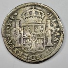 1812 Mexico Chihuahua Cast 8 Reales War Of Independence Silver Genuine  m792