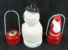 Lot Of 3 Battery Powered Japan Christmas Lanterns Light Up For Parts Or Repair