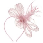 Fascinator Hat For Women Veil Feather Headwear Tea Party Wedding Retro Headband