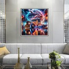 Hill Froeistung 5d Colorful Truck Diamond Art 30 Cm X 30 X 0 3 Cm  Hf-a021 