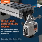 Vevor X-axis Power Feed Table Mill For Milling Machine 450 In-lb Torque 0-200rpm