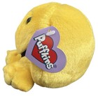 Swibco Puffkins Happy Face Bean Bag Plush Yellow Collectible With Tags