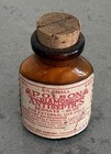 Antique Poison Diamond Antiseptic Small Bernays Bottle Eli Lilly   Co - 2    Tall