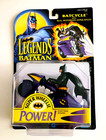 Vtg Nip Legends Of Batman Batcycle   Crusader Bat W collector s Card Action Figs