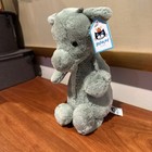 Jellycat Bashful Dragon Plush Green London Stuffed Toy Medium 12 