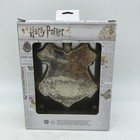 New Hallmark Harry Potter Blown Glass Christmas Tree Ornament Hogwarts Crest