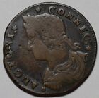 1787 Connecticut Colonial Copper  Draped Bust Left  Miller 32 2-x 4  R5 