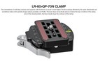    leofoto Usa   leofoto Lr-60 Lever Release Clamp With Qp-70n Qr Plate