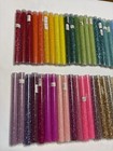 62 Large Tubes Of Glass Seed Beads Japan Variety Of Sizes And Rainbow Colors