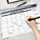 Desk Calendar 2026-2027 - 18-month Large Desk wall Calendar  Jan 2026 - June 202