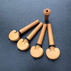 Violin Boxwood Parts Accessories Set 4 4 Pegs  Endpin tailpiece chinrest Us Ship