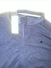 Adidas Men s Go-to Quarter Zip Golf Pullover  Collegiate Navy Large