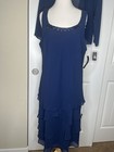 S l  Fashions Women s Plus Size Embellished Tiered Dress Set Mother Of The Bride