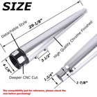 Dna 4  Slip On Mufflers For Harley 95-16 Touring Road Street Glide Exhaust Pipes